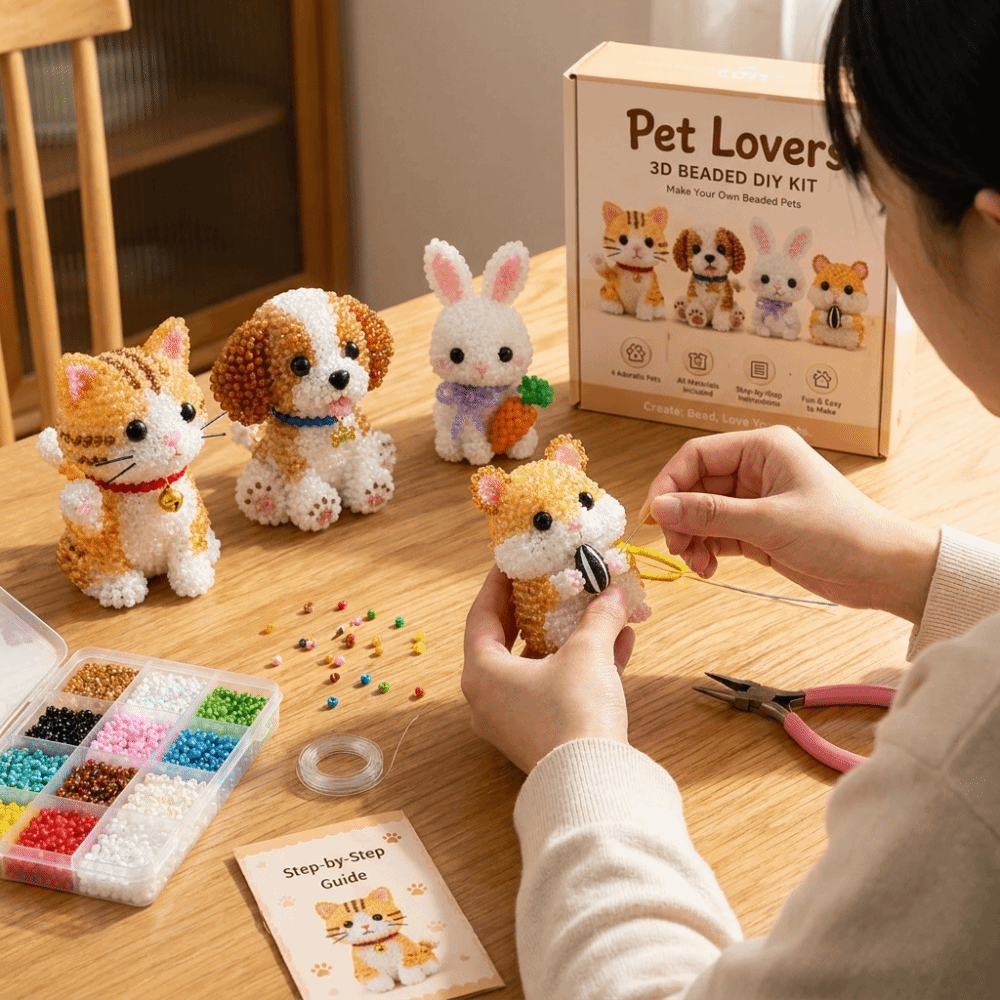 Jewelry Making Education - Kit Fai-da-Te per Ricamo con Perline