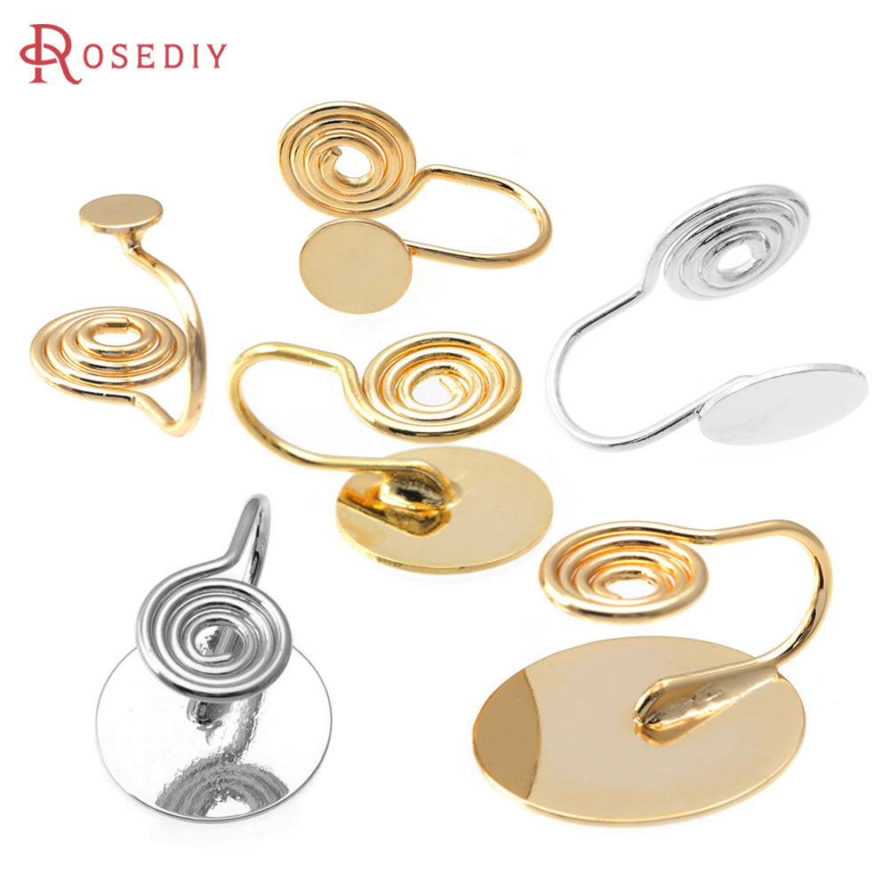 Jewelry Making Tray - 4MM~14MM Ottone color oro 18K con