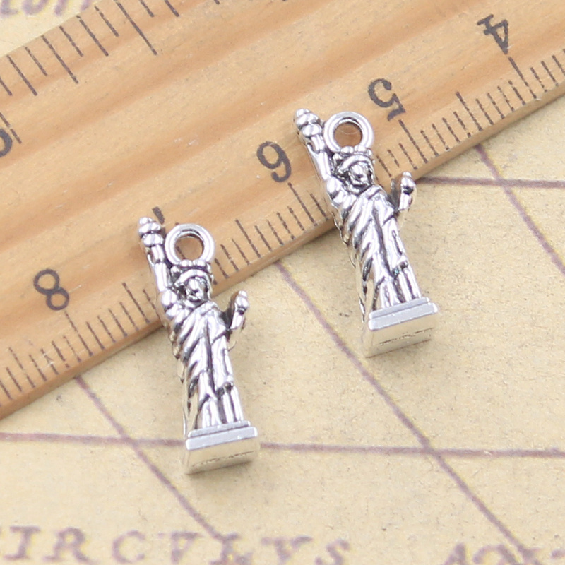 Jewelry Making New York - 10 pz Charms New York Statua