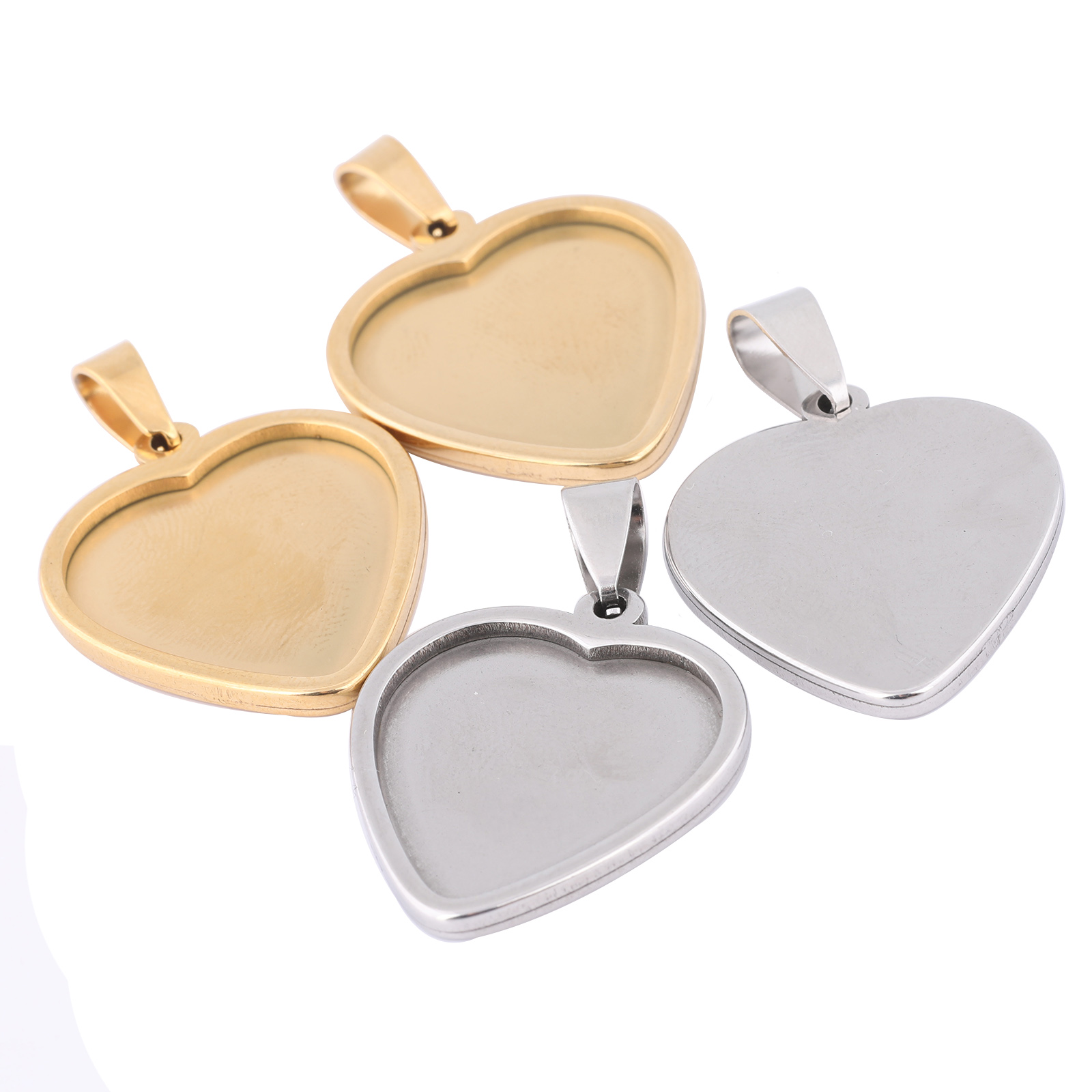 Jewelry Making Tray - 5 vassoi cabochon a forma di