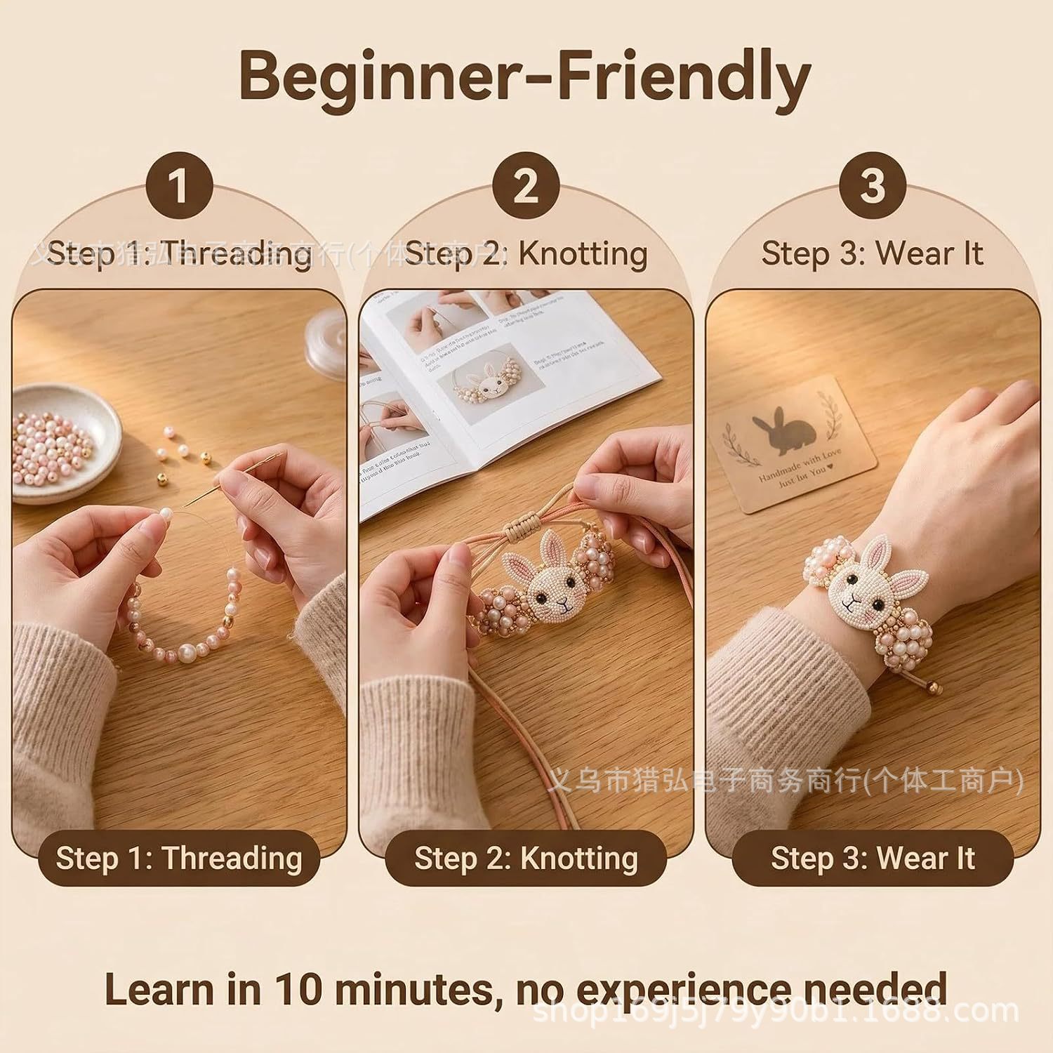 Jewelry Making For Beginners - Kit Fai-da-Te per Braccialetto Bassotto, Set