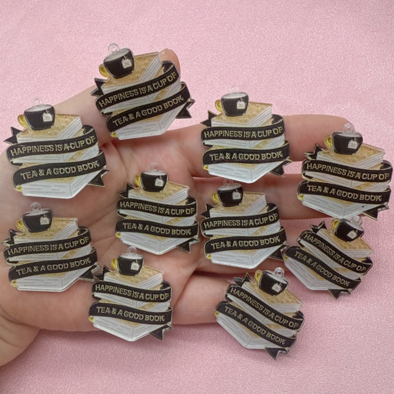 Jewelry Making Quotes - Ciondolo con citazione del caffè in