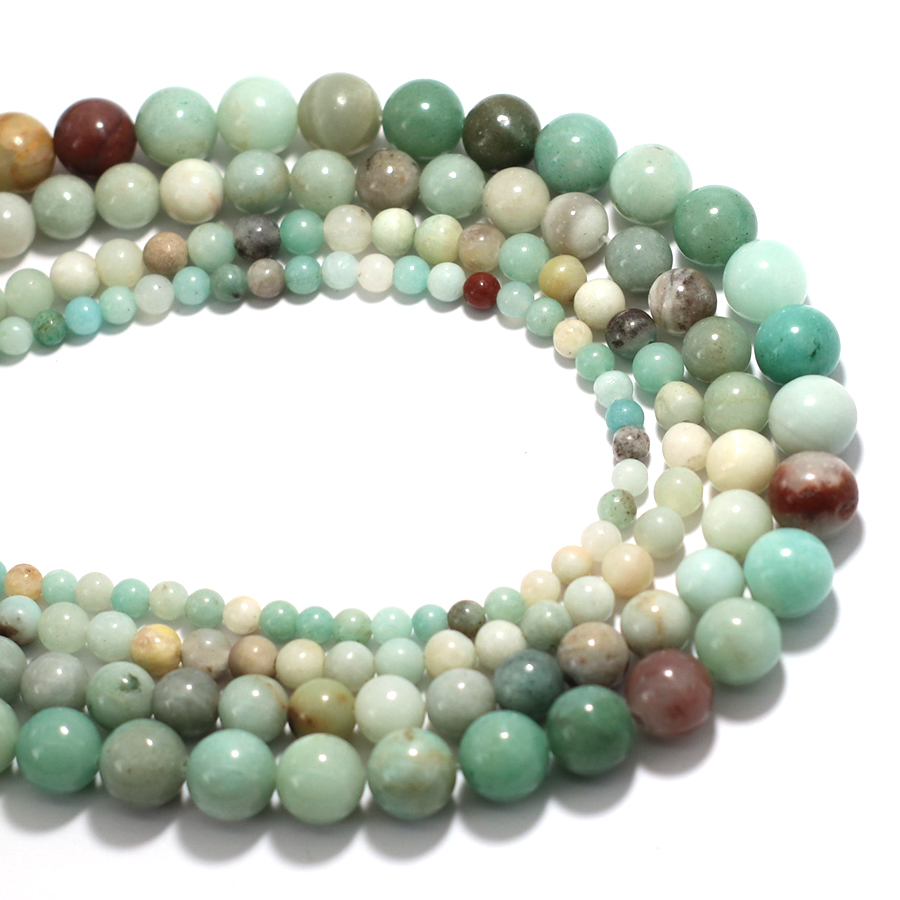 Jewelry Making Amazon - Grado A 4/6/8/10mm Pietra naturale di