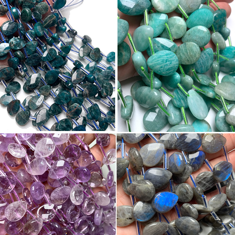 Jewelry Making Amazon - Sfaccettato Naturale 8x12mm Labradorite Amazon Sodalite