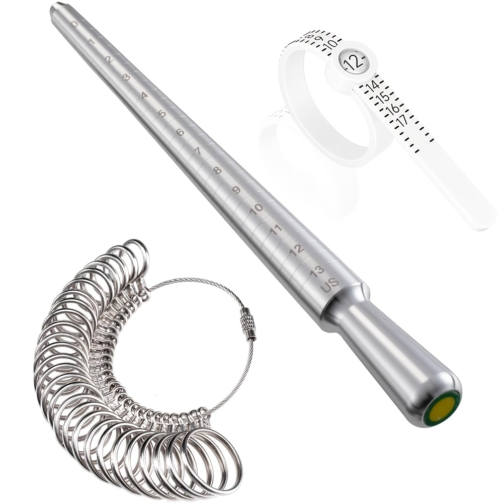 Jewelry Making For Beginners - Kit mandrino misuratore per anelli in