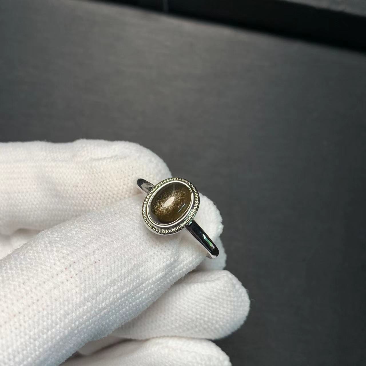 Anello in ossidiana naturale M - Ring Blank Adjustable recensione e prezzo