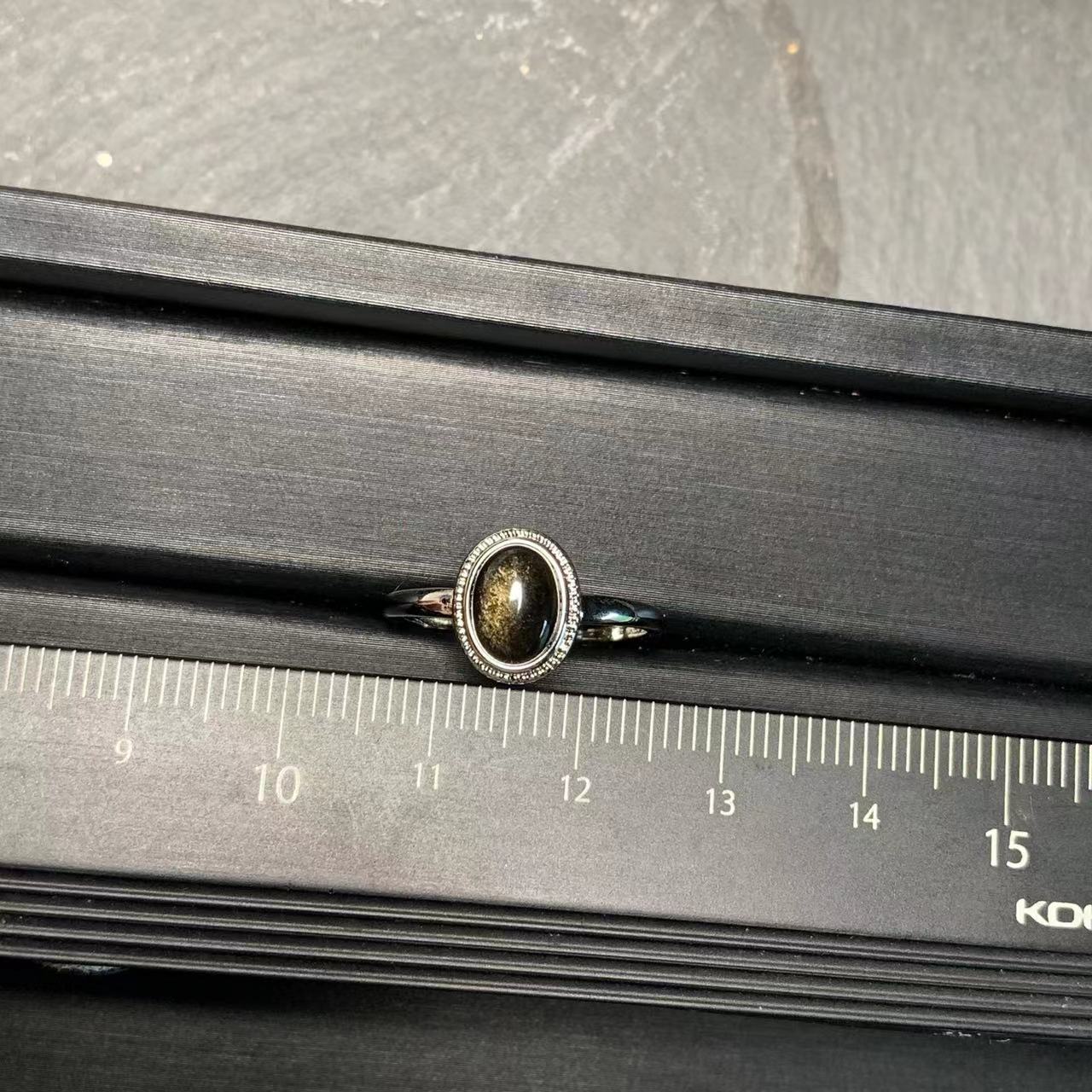 Anello in ossidiana naturale M - Ring Blank Adjustable recensione e prezzo