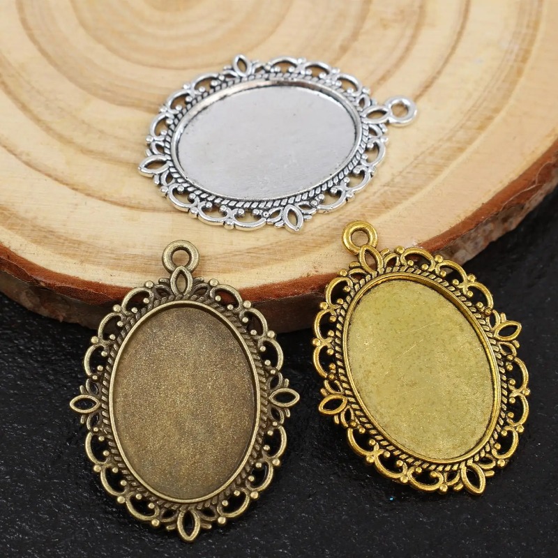 Base per Ciondoli Vintage Oval - Pendant Blank Bezel recensione e prezzo