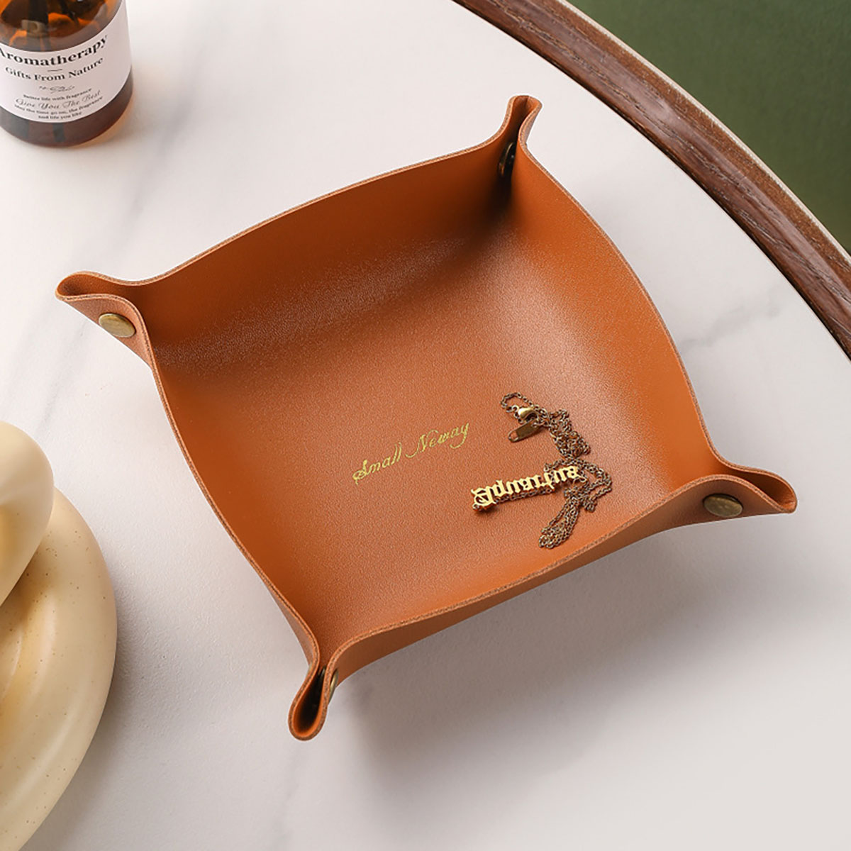 Vassoio portaoggetti in pelle  - Jewelry Making Tray recensione e prezzo