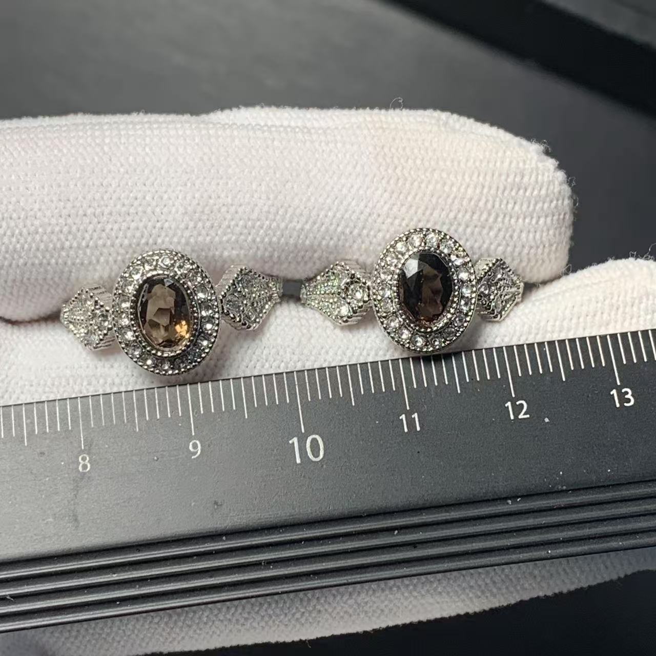 Anello al quarzo fumé naturale - Ring Blank Adjustable recensione e prezzo