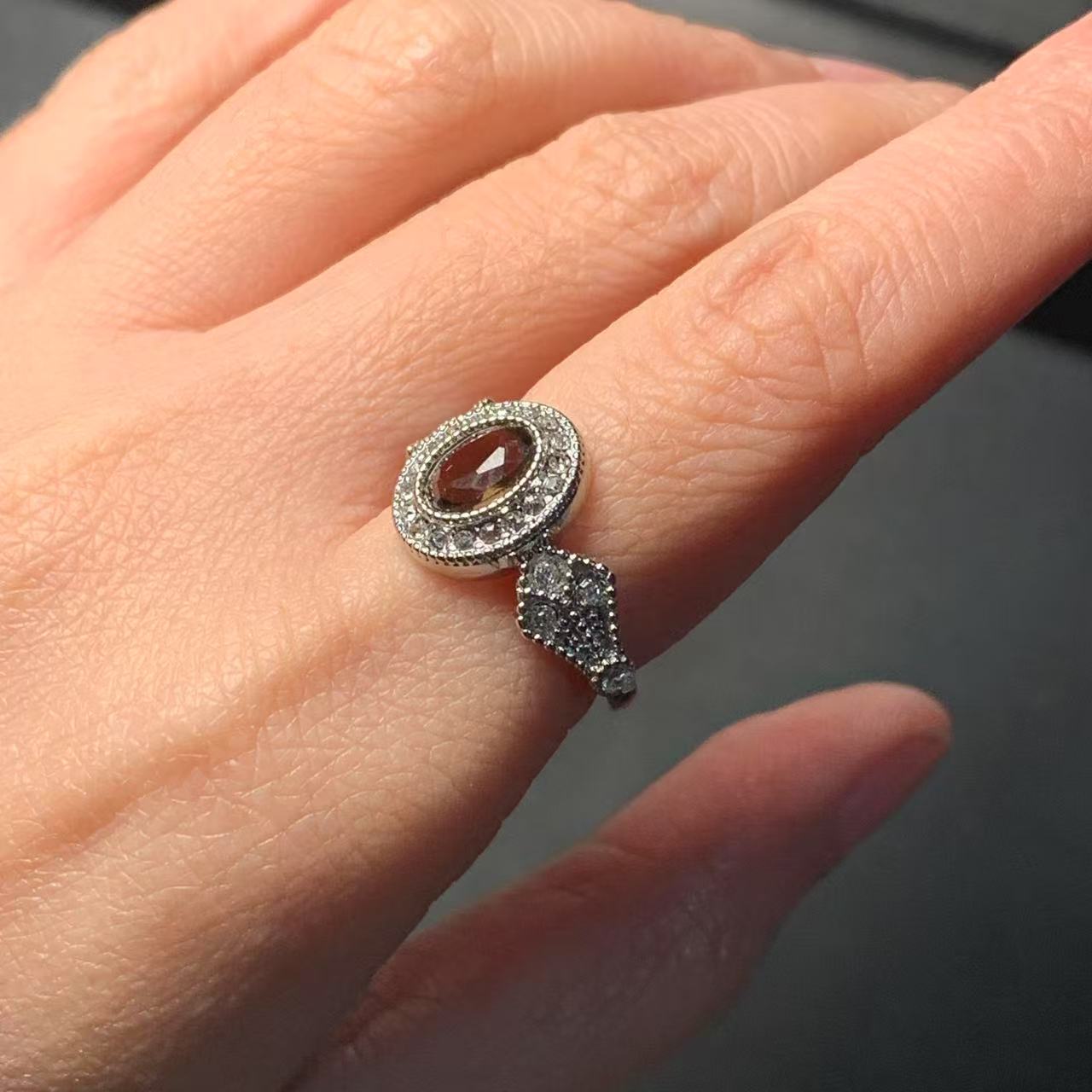 Anello al quarzo fumé naturale - Ring Blank Adjustable recensione e prezzo