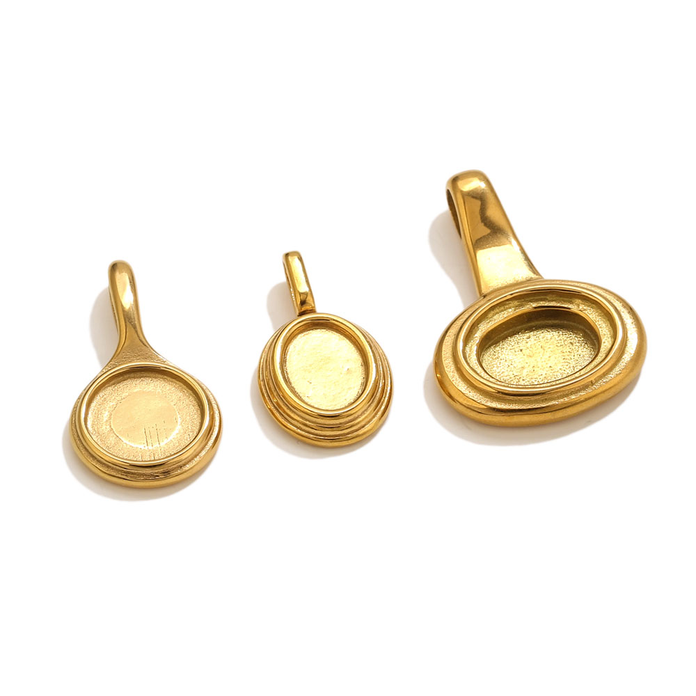 5 pezzi di vassoi ovali rotond - Pendant Blank Bezel recensione e prezzo