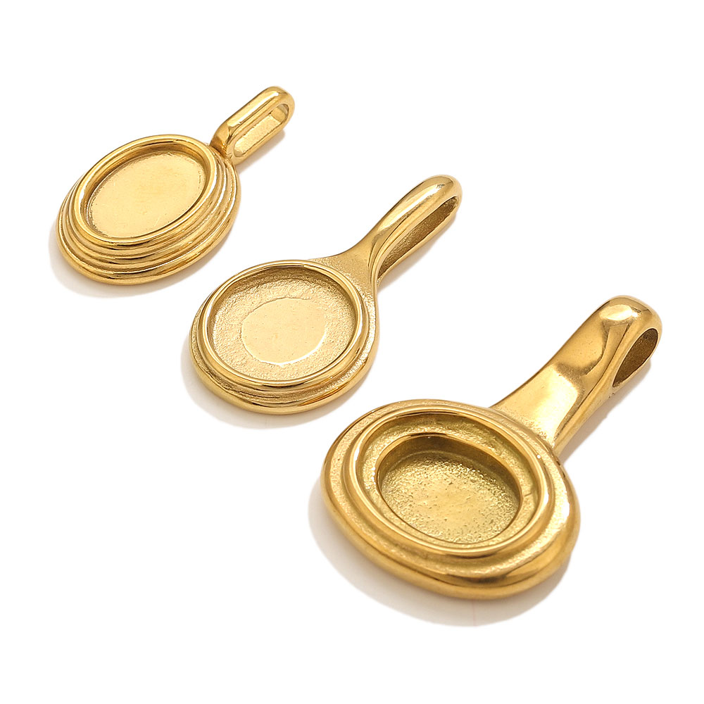 5 pezzi di vassoi ovali rotond - Pendant Blank Bezel recensione e prezzo