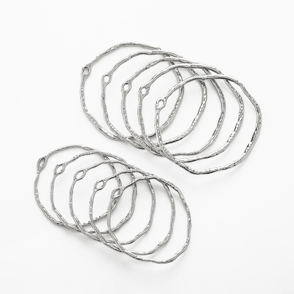 10PCS irregolarità geometrica  - Pendant Blank Bezel recensione e prezzo