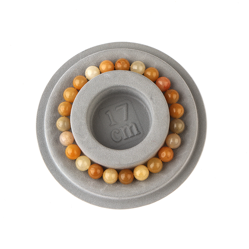 1PC grigio floccato bordo di p - Jewelry Making Education recensione e prezzo
