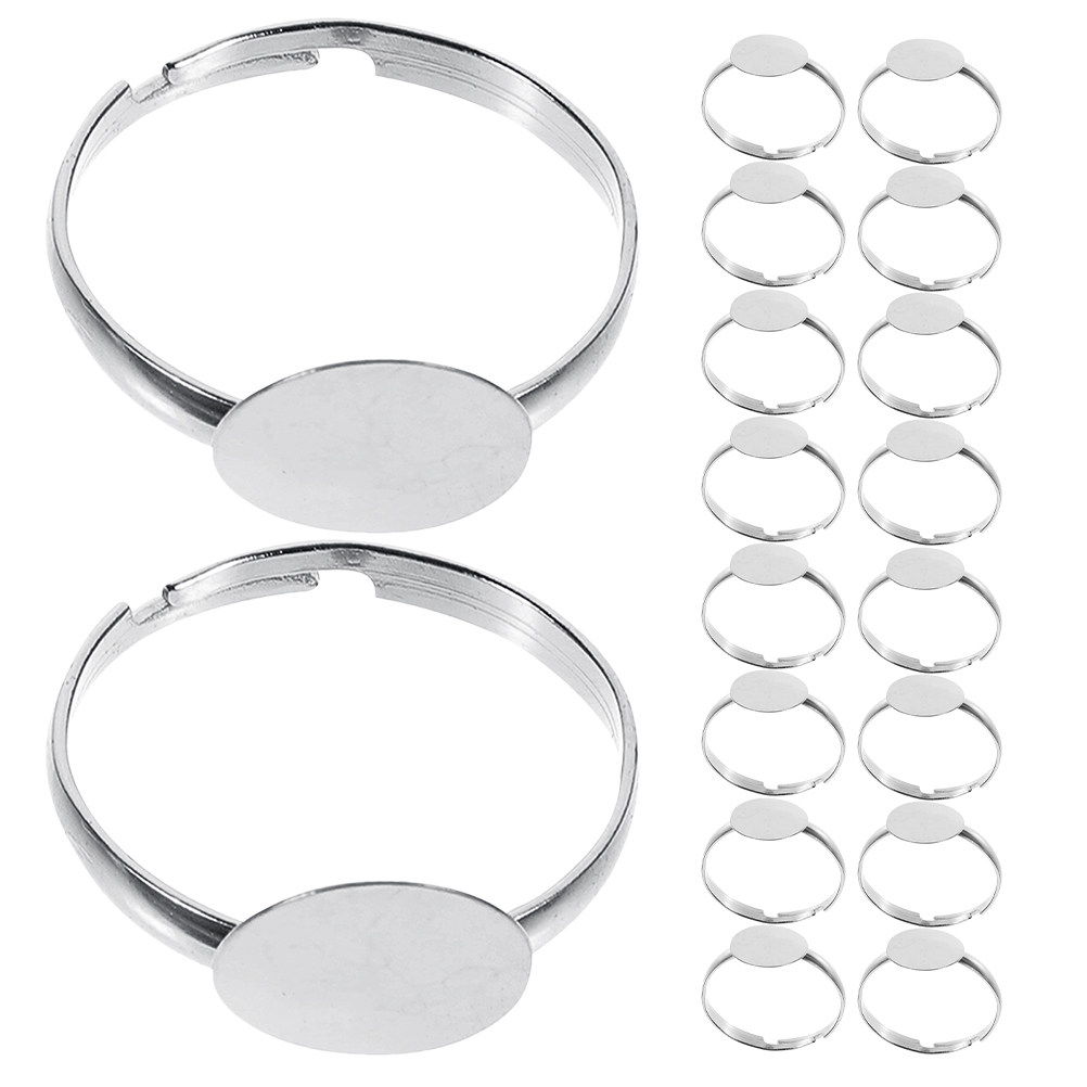 50 pezzi di basi per anelli pi - Ring Blank Adjustable recensione e prezzo