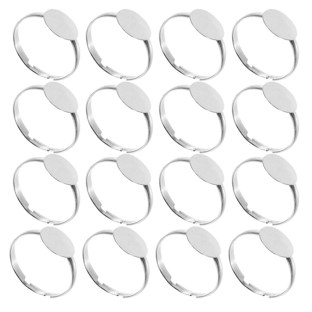 50 pezzi di basi per anelli pi - Ring Blank Adjustable recensione e prezzo