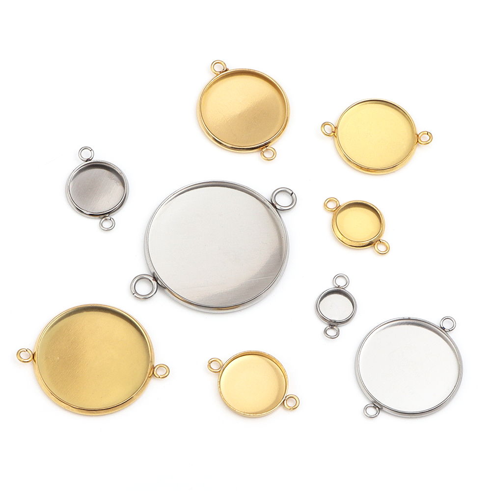 10 pz 6-30mm Rotondo In Acciai - Pendant Blank Bezel recensione e prezzo
