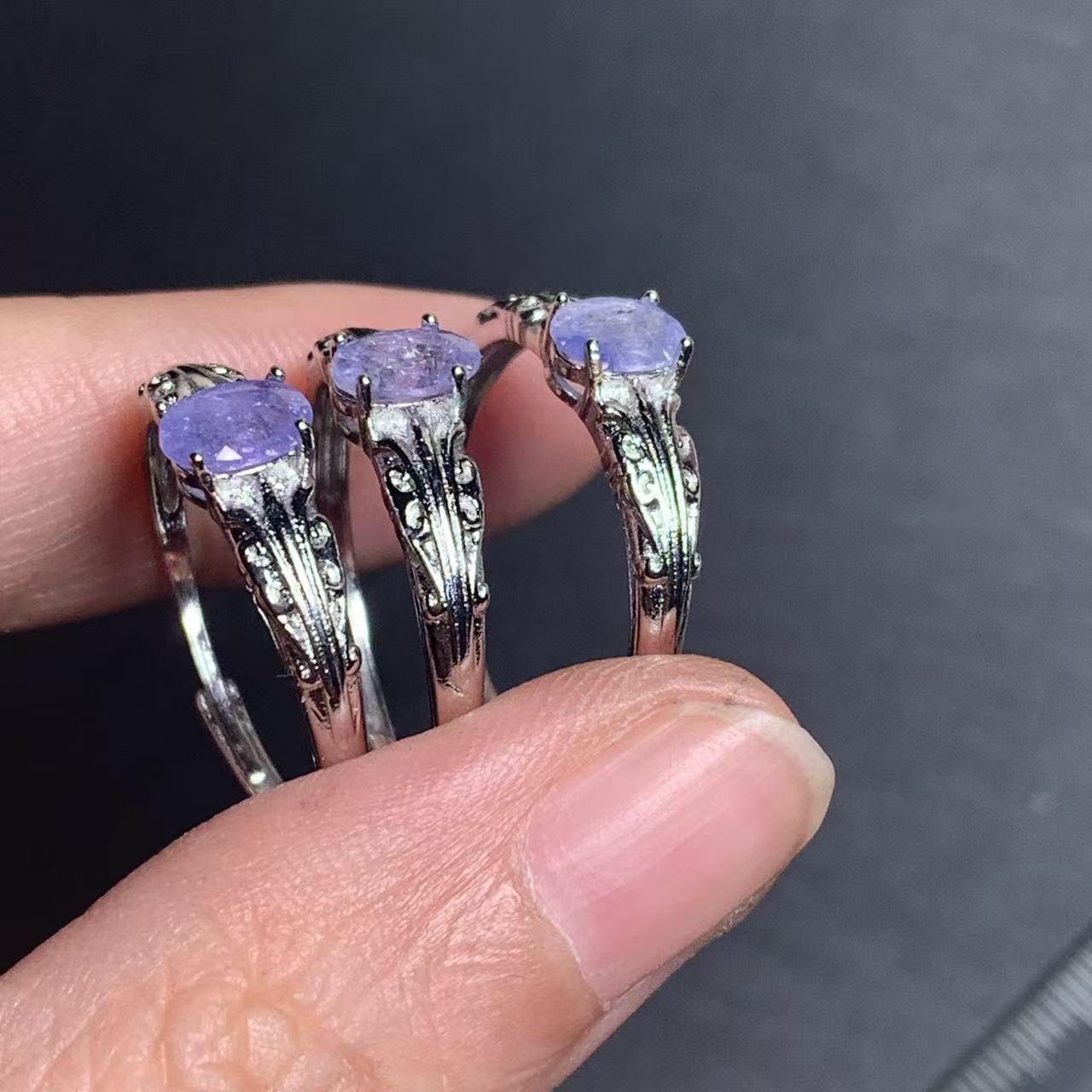 Anello in Tanzanite Naturale R - Ring Blank Adjustable recensione e prezzo