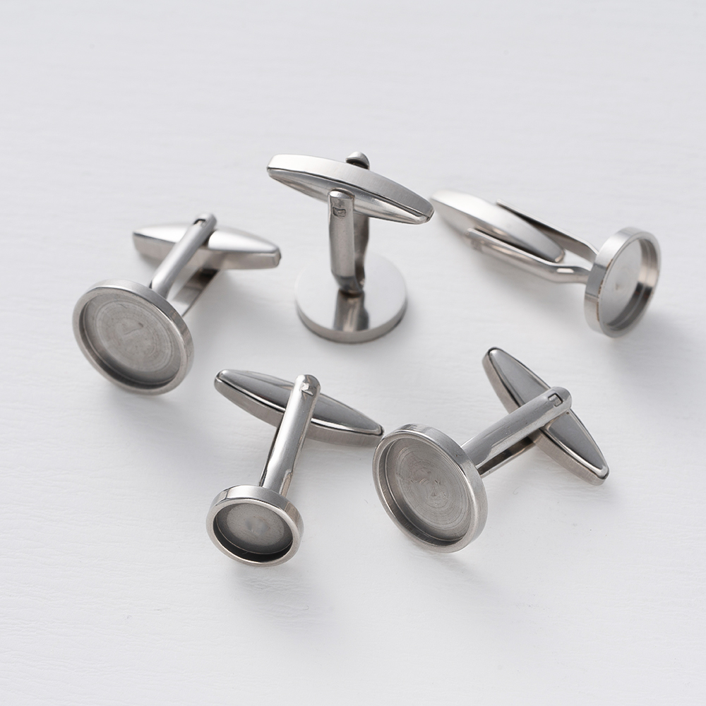 5 pezzi gemelli in acciaio ino - Jewelry Making Tray recensione e prezzo