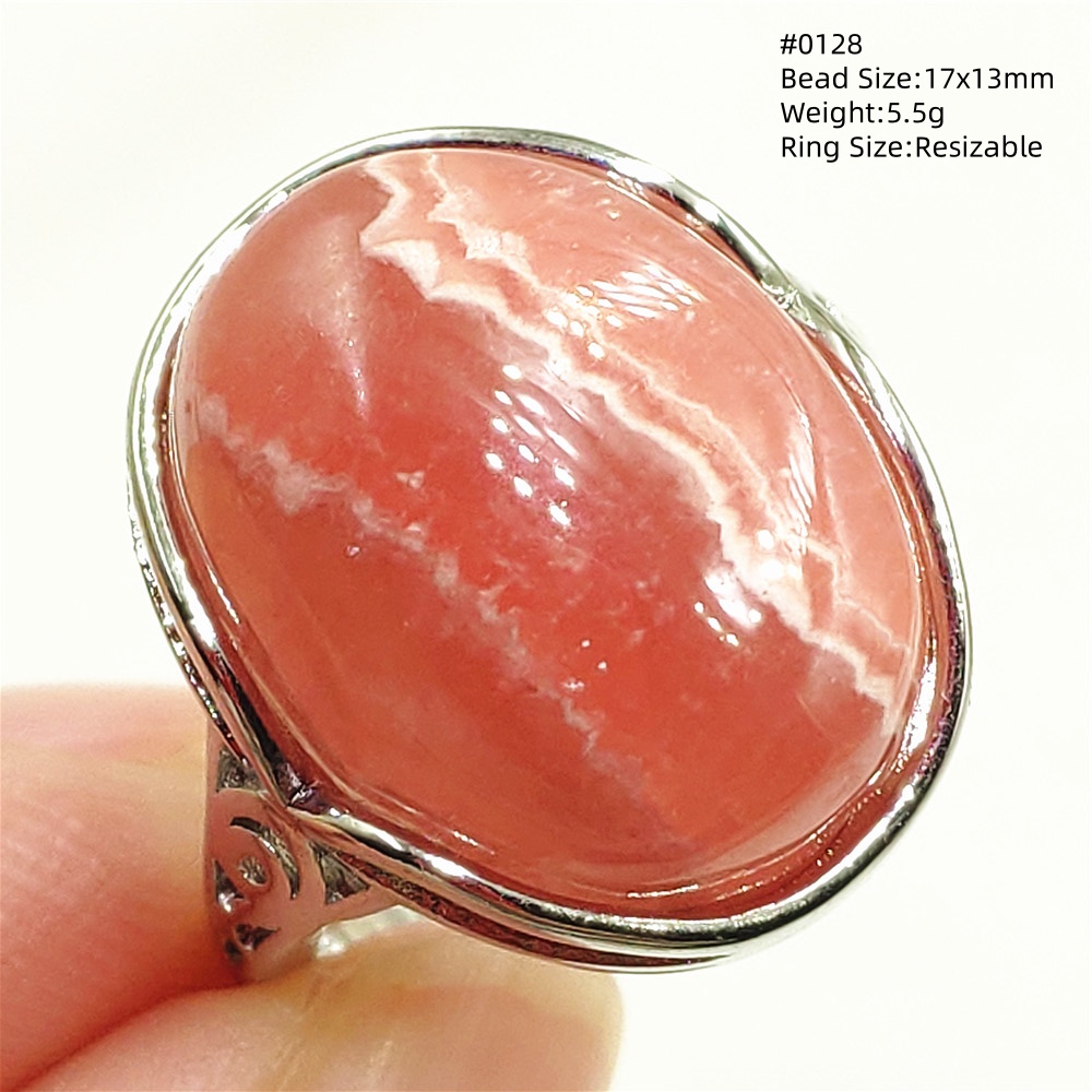Anello con rodocrosite rosa na - Ring Blank Adjustable recensione e prezzo