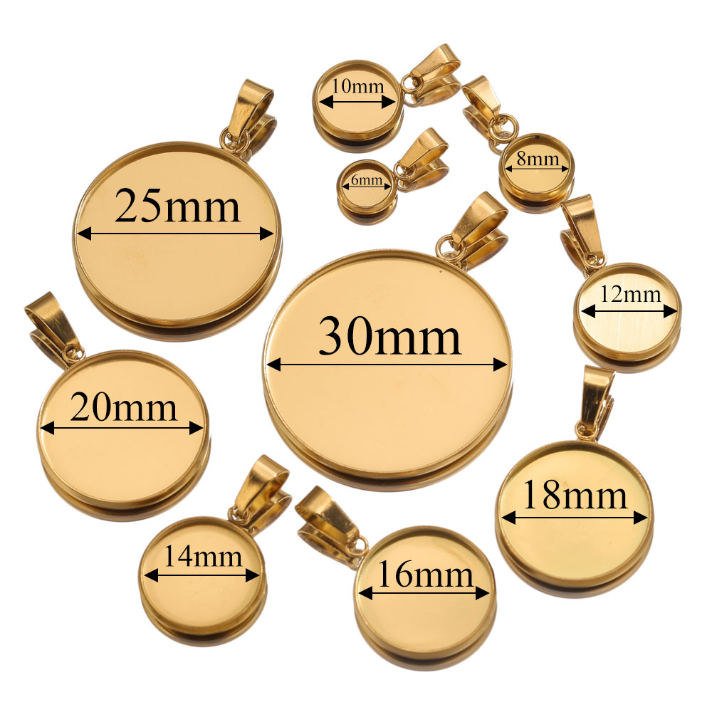 10 pz Pendenti In Oro In Accia - Jewelry Making Tray recensione e prezzo