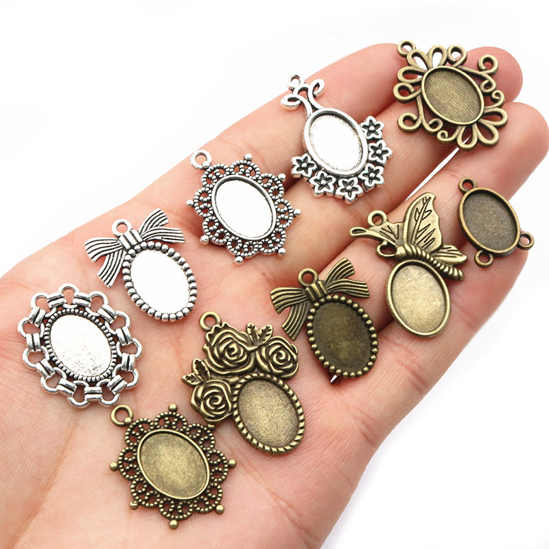 20 pz adatto 10x14mm cabochon  - Pendant Blank Bezel recensione e prezzo